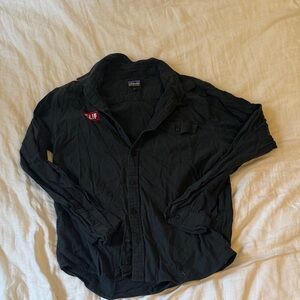 Patagonia Black Organic Cotton Shirt- CLIF